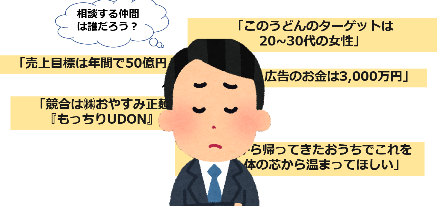 「相談する仲間は誰だろう」